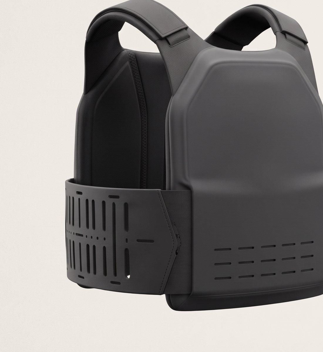 KUTVOR C1 development visualization, front three-quarter view